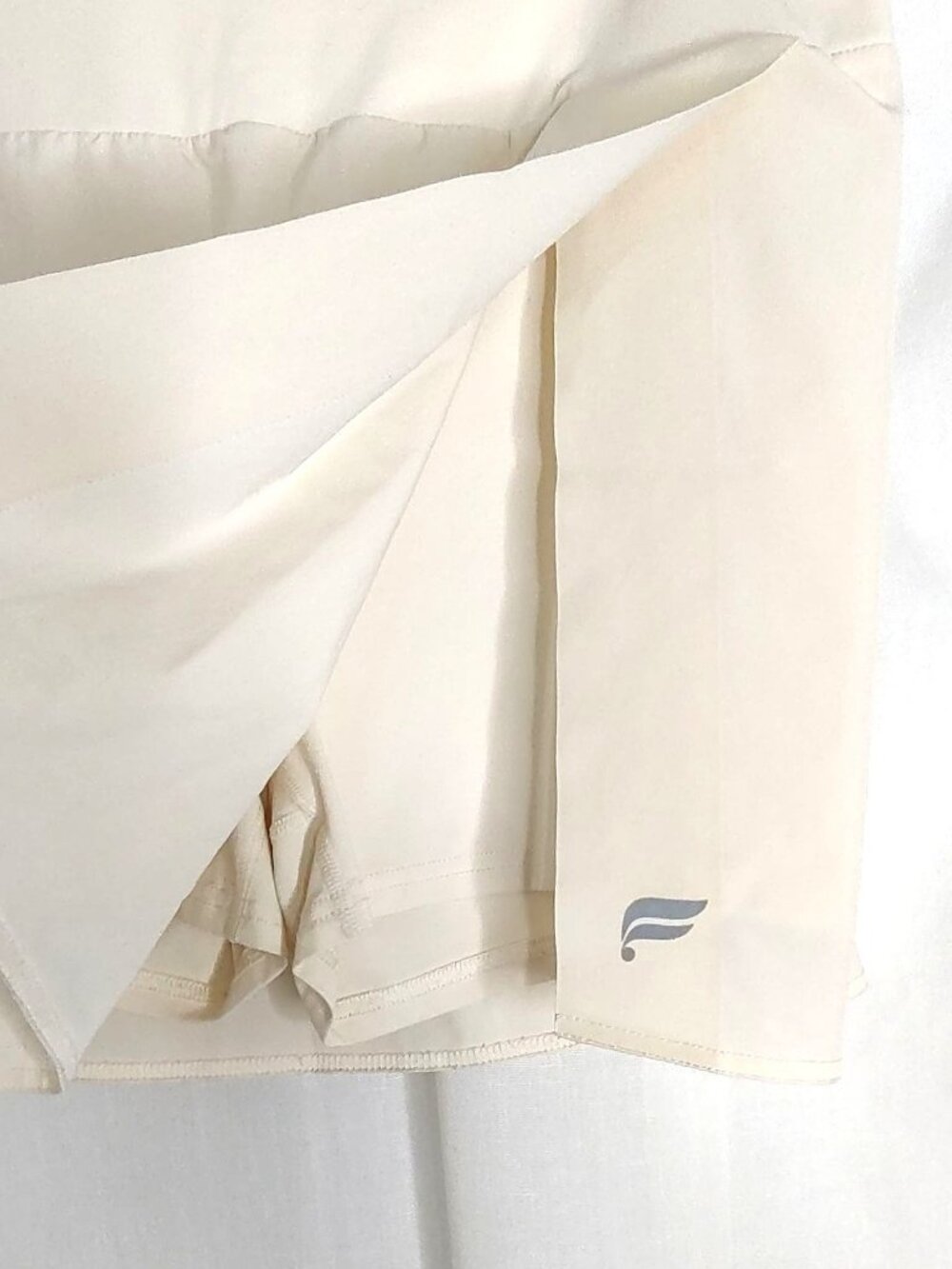 Fabletics Skye Skort II Tennis Skirt L Egret Ivory - Picture 6 of 9